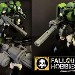 Gatling-Gun-Arm.jpg Archivo 3D 1/100 1/144 Brazo de cañón Gatling Mecha・Modelo imprimible en 3D para descargar