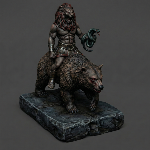 Purson Goetia Demon STL Statue