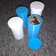 3D Printing Bullion Coin Tubes Tub (6).jpg BRITANNIA SILVER BULLION ONE 1 OZ COIN STORAGE TUBES