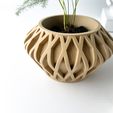 misprint-7750.jpg The Suvan Planter Pot with Drainage | Tray & Stand Included | Modern and Unique Home Decor for Plants and Succulents  | STL File