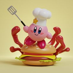 kirby-chef-figure-render.jpg Kirby Burger Figure