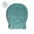Mexico_Theme_03.jpg Luchador - Mexican Culture (no 3) - Cookie Cutter - Fondant - Polymer Clay