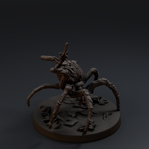 Giant Forest Spider 1 3D printable STL miniature