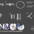 4.png Layla Accessories Bundle for Cosplay - Genshin Impact - Instant Download STL Files for 3D Printing