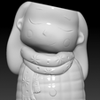 Imagen1.png Decoration Planter Pot Cute Girl 5 stl for 3D printing