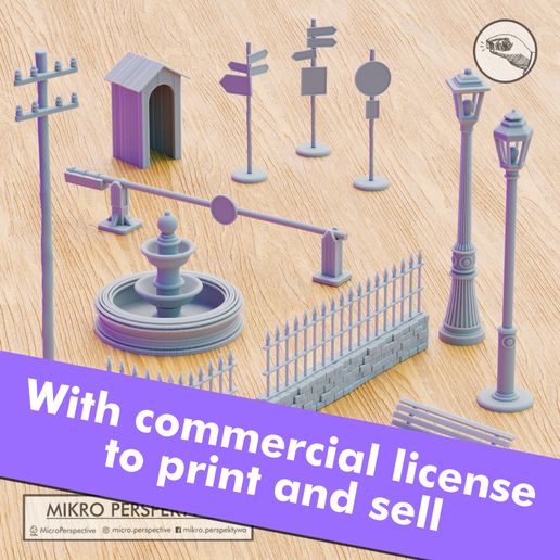 STREET ACCESSORIES 28MM PRESUPPORTED commercial license