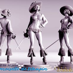 1tgfruytrui.jpg 3D file Mademoiselle de Maupin・3D print design to download
