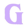 G.stl Stranger Things Logo