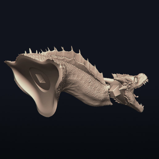 Game of Thrones - Drogon (19).png Bust: Dragon