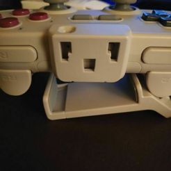 175528645_959420548134474_6589447733478535132_n.jpg Free STL file Mount for 8BitDo SN30Pro+ edition with slip on socket・Template to download and 3D print