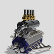 IMG_7124.png Lincoln V12 Engine Complete 4 Versions Scale Modelling