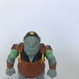 Grunt-Painted-1.jpg THUNDERCATS. TIGER SHARKS STL GRUNT .3D ACTION FIGURE .OBJ LJN STYLE