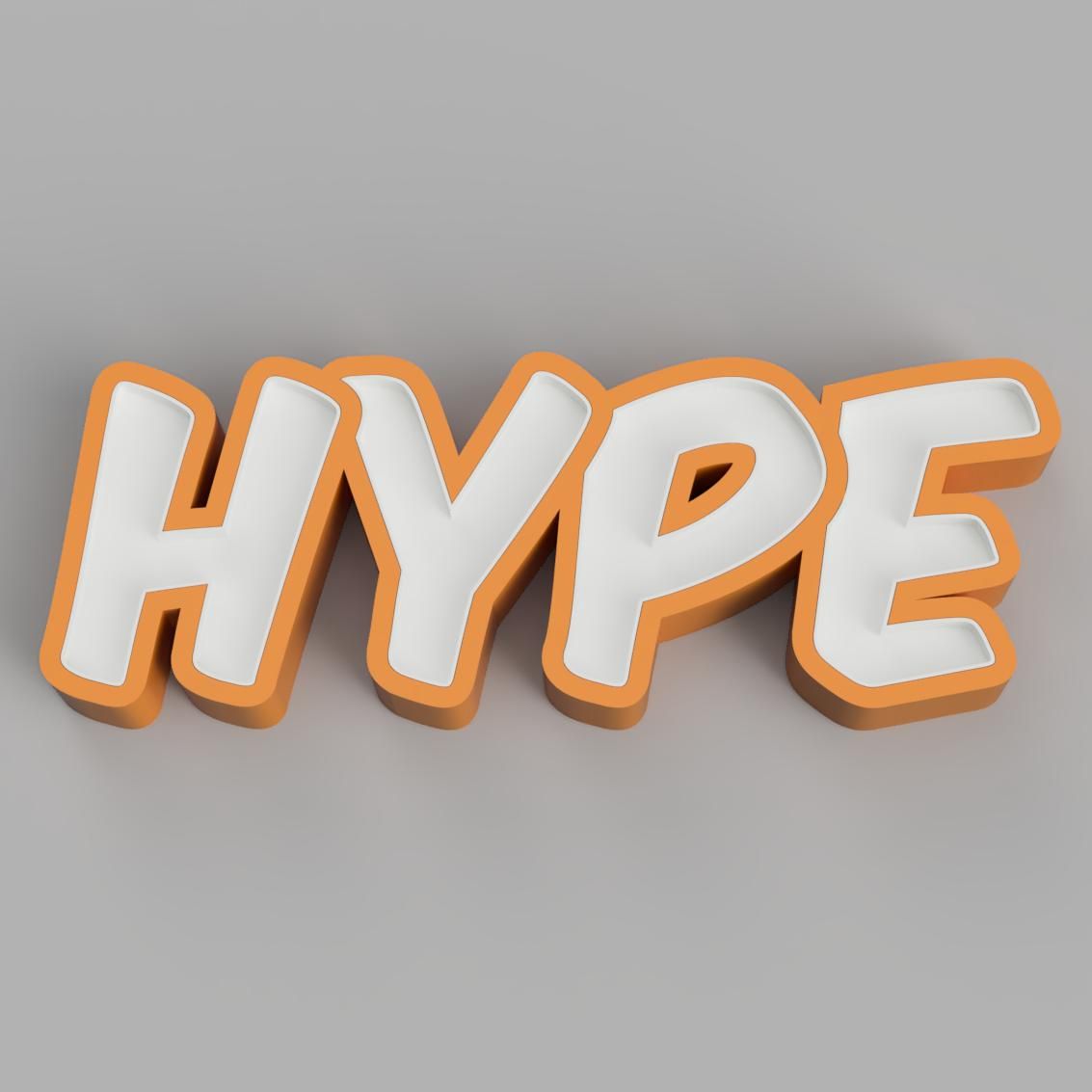 Descargar archivo NAMELED HYPE LÁMPARA LED CON NOMBRE • Objeto