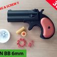 Thumbnail-yutub-derringer-95.jpg Remington Derringer Model 95 Cap Gun BB 6mm Fully Functional Scale 1:1