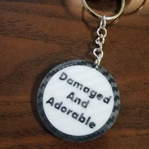 🗝️ Damaged and/yet adorable keychain・Free 3MF File for 3D printing・Cults