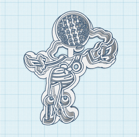 Pokemon: Blacephalon Cookie Cutter