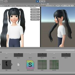 hair-3d-model-zepeto-with-bone-physics-3d-model-ac06960f38.jpg Fichier 3D gratuit Hair 3D Model Zepeto Item Unity Prefab FBX Free Download・Objet pour imprimante 3D à télécharger