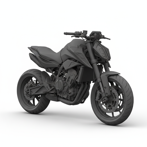 KTM 890 Duke R collectible motorcycle STL, touring motorcycle STL, racing motorcycle STL, motorbike STL, inline 4 motorcycle STL, motorcycle, bike STL, motorcycle diorama, motorcycle lamp STL, motorcycle wall art STL, resin motorcycle model, low poly moto