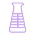 Erlenmeyer flask #1.stl Science and technology cookie cutters - #05 - laboratory glassware: conical / Erlenmeyer flask (style 1)
