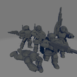 Copertina Kasrkin fight trooper set PNG 1.png Angry Spaceguards Hostile Environment Elites Fight Troopers set