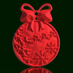 Merry-Christmas-Noel.png Christmas Ornament Version III