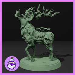 Untitled-Instagram-Post-Square-3.png STL file Forest Spirit Stag・3D printable model to download