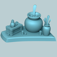 render cauldron.png Hearthstone Board Game - Simplified Model - Collectible