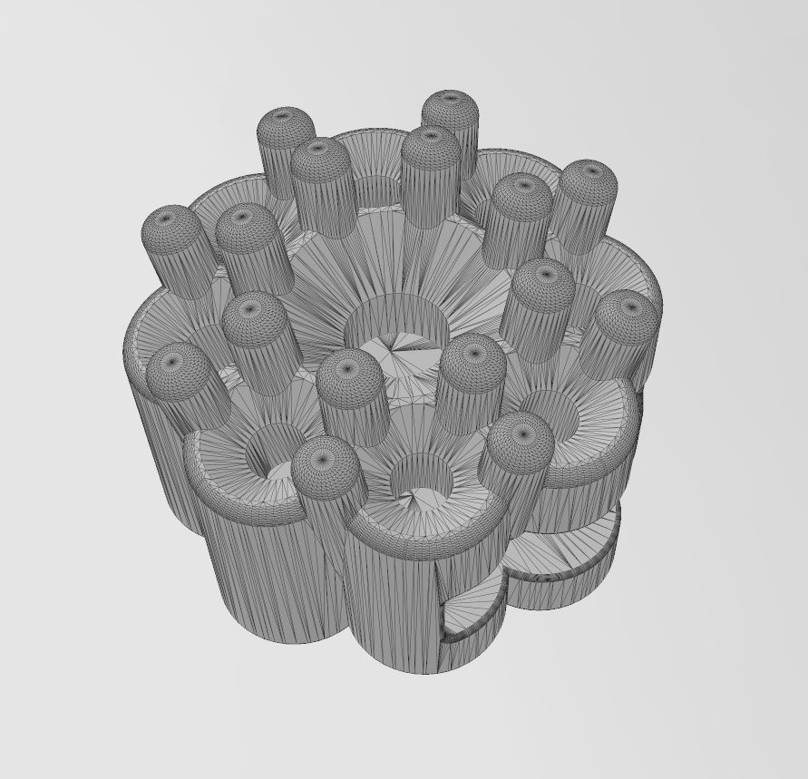 wf0.jpg Archivo STL Pulsera de racimo de diamantes de burbuja redonda modelo de impresión 3D・Diseño imprimible en 3D para descargar, RachidSW