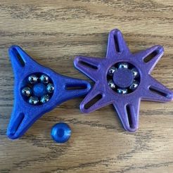 image0-4.jpeg Archivo STL fidget spinners (tipo rodamiento de bolas) SET・Objeto imprimible en 3D para descargar