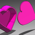 box.PNG Heart box simple 3D print model