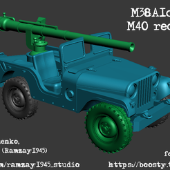 🪖 M38A1 'Nekaf' 1:100・ STL File for 3D printing・Cults