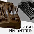 25efcae9-c710-4fcd-a1e8-7f47c9b84e8b.jpg Mini Typewriter - Phone Stand