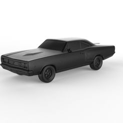 Dodge-Coronet-WS23-RT-Coupe-1968.jpg 3D file Dodge Coronet WS23 RT Coupe 1968 (PRE-SUPPORTED)・3D printing model to download