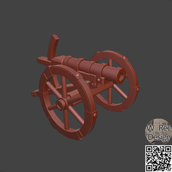 MEDIEVAL_CANNON_1.png Descargar archivo STL gratis Cañón medieval・Modelo para la impresora 3D