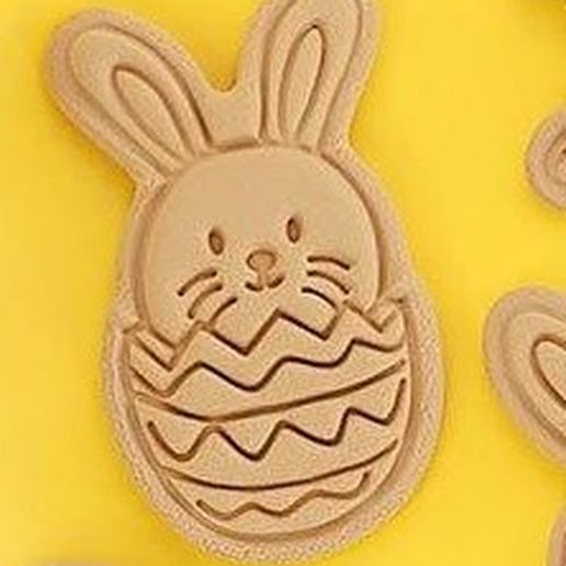 Cookie cutter easter egg 3D model