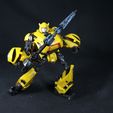 05.jpg Cane and ID Remote for Transformers WFC Bumblebee