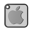 ap3.png Apple Logo Keychain