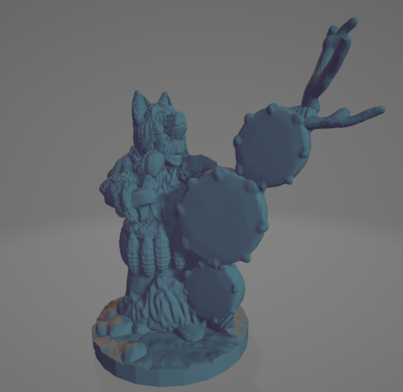 Ice-Age-Triple-Drum-Shaman.png STL file Ice Age Triple-Drum Shaman・Model to download and 3D print, Ellie_Valkyrie