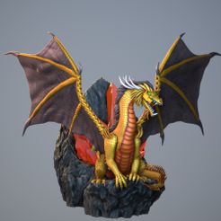 1003_Viewport.jpg Heroes 3 Dragón de Oro en el acantilado con un dormidero