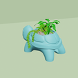 b7.png Turtle Back Vase - Cute Plant Pot - STL Printable