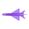 shenyang_j8I_2.stl Shenyang J-8 for microarmor