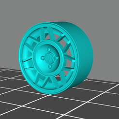vwsnowflake.png STL-Datei VW Schneeflocken-Felgen・Design für den 3D-Druck zum Herunterladen