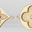 STL file Louis Vuitton bracelet blossom BB charms replicas 3D print model  🌼・3D print model to download・Cults