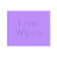 glasses wipe box lid.STL Lens Wipe Dispenser