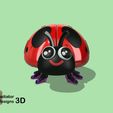 A6824DCF-A820-4965-B898-03499EF3FC31.jpeg Lady Bug Diva, Print in place, No Supports, GD3D