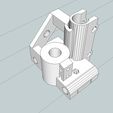 x_end_idler.jpg Free STL file Rav's prusa / mendel X ends for cylindrical 10x2 trapezoidal derlin nut・Object to download and to 3D print