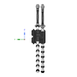 BW-Sticks-Back-Sheath4.png Black Widow Electric Baton / Staff | LED Light-up Functionality | Available With Matching Plinth | By Collins Creations 3D