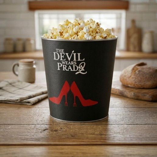 🍿 Popcorn bucket devil wears prada 2 multicolor 3mf・Arquivo STL