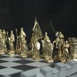 9.jpg Medieval Chess Set - 3d Print Model