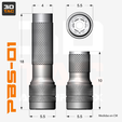 PBS-01.png 3DTAC / PBS 01 Airsoft Suppressor / 2 models included